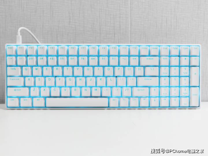 苹果键盘加长版:全键热插拔96%配列 雷柏V500DIY-100游戏机械键盘评测-第6张图片-亚星国际官网